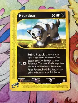 Pokemon TCG - Houndour - 87/147 - Common Aquapolis DMG - Image 1