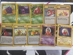 55 Card Pokemon Lot Vintage Rocket Jungle Regular 1st Editions Shadowless LP-HP - Image 4