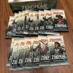 Magic the Gathering Battle for Zendikar (17) Booster Packs hobby mtg - Image 2