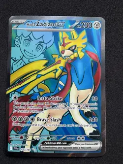 Hop's Zacian EX 176/159 Ultra Rare Journey Together Pokemon Card - Image 1