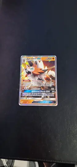Pokemon Card Lycanroc GX 82/181 SM Team Up Near Mint - Image 1