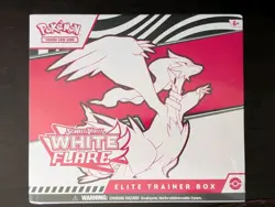 Pokemon White Flare Elite Trainer Box ETB Sealed Scarlet & Violet SV11 - Image 1