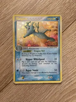 Kingdra 12/109 Team Rocket Returns Stamped Reverse Holo Pokemon TCG Damaged - Image 1