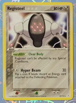 Registeel 29/110 Holon Phantoms Rare Pokemon Card NM - Image 1