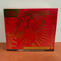 Pokemon Scarlet and Violet Base Set ETB Elite Trainer Box Koraidon Sealed New - Image 1