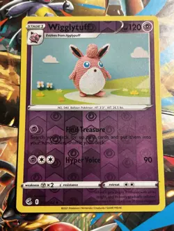 Wigglytuff 111/264 Uncommon Fusion Strike Pokemon Reverse Holo NM - Image 1