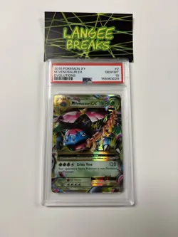 Pokemon 2016 XY Evolutions M Venusaur EX 100/108 Full Art Holo PSA 10 NEW CERT - Image 1