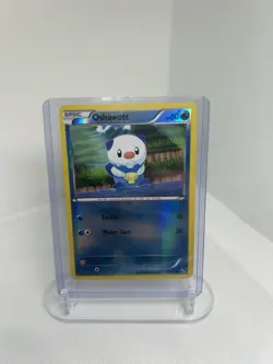 Oshawott 27/114 C Black & White Pokemon Reverse Holo - Image 1
