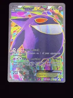 (NM) Gengar EX (114 Full Art) 114/119 XY - Phantom Forces Holo Pokemon TCG Engli - Image 2