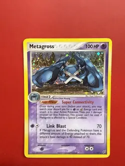 Pokemon TCG Metagross Holo Rare Deoxys 11/107 LP+ - Image 1