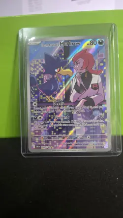 Team Rocket's Murkrow #200 Pokemon Destined Rivals - Image 1