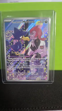 Team Rocket's Murkrow #200 Pokemon Destined Rivals - Image 2