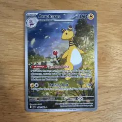 Ampharos 090/159 Crown Zenith 2022 English Holo Stage 2 Pokemon TCG 160 HP - Image 1