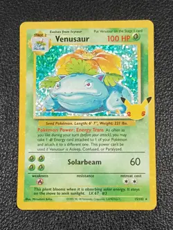 Venusaur 15/102 Classic Collection Celebrations Classic Collection Pokemon NM - Image 1