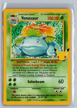 Venusaur 15/102 Classic Collection Celebrations: Classic Collection Pokemon NM - Image 1