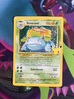 Venusaur - 15/102 - Pokemon Celebrations Classic Collection Holo Rare Card NM - Image 1