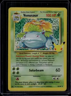 Pokemon Celebrations: Classic Collection #15/102 Venusaur Holo NM - Image 1