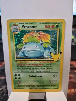 Pokemon Venusaur 15/102 Rare Foil Holo Card Celebrations Set NM - Image 1