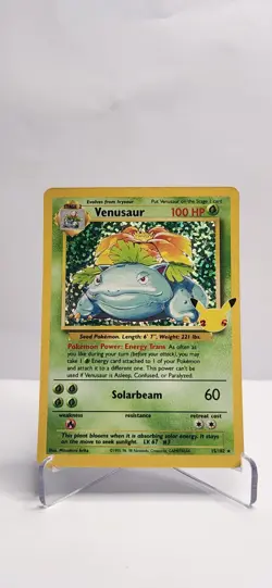 Pokemon Venusaur 15/102 Celebrations 25th Anniversary Holo NM – Classic Reprint - Image 1