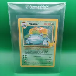 Pokemon TCG Celebrations Venusaur Holo 15/102 25th Stamped Card Nm - Image 1