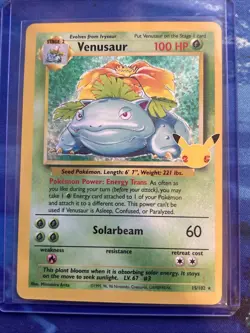 Pokemon TCG Venusaur 15/102 Celebrations Holo Rare NM - Image 1