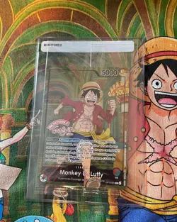 One Piece TCG – Monkey D. Luffy OP13-001 – Musee Grevin Paris Exclusive Pr - Image 1