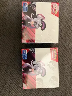 Pokemon Destined Rivals Booster Box Brand New Sealed x2 - Image 1