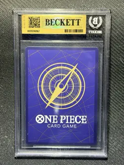 Bandai Monkey D. Luffy OP07-109 SR Alt Art Foil 2024 BGS 9.5 - Image 2