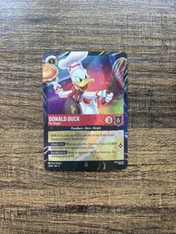 Donald Duck - Pie Slinger 2 Disney Epcot Lorcana Promo Cards Holo - Image 1