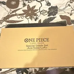 Bandai Namco One Piece Card Game Special Goods Set Ace/Sabo/Luffy 2023 - Image 1