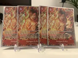 One Piece TCG Illustration Box Vol. 5 Ace And Sabo English Cards (x4 of each) - Image 2