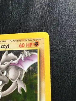 Aerodactyl 1st Edition Pokemon Fossil #16/62 Holo Rare HP/DMG 1999 - Image 3