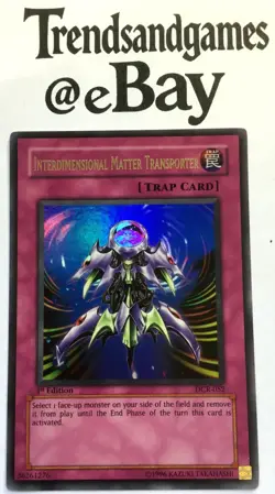 YUGIOH - INTERDIMENSIONAL MATTER TRANSPORTER - DCR-052 - 1ST ED - ULTRA RARE NM - Image 1