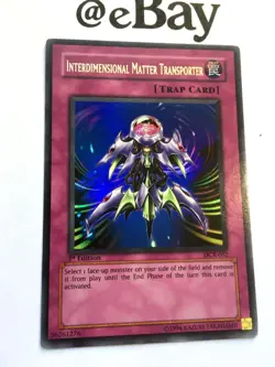 YUGIOH - INTERDIMENSIONAL MATTER TRANSPORTER - DCR-052 - 1ST ED - ULTRA RARE NM - Image 2