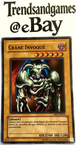 YUGIOH - CRANE INVOQUE - RP01-FR024 - SUPER RARE - PLAYED - RETRO PACK 1 - FR - Image 1