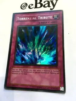 YUGIOH - TORRENTIAL TRIBUTE - ULTRA RARE - EXCELLENT - DB1-EN228 DARK BEGINNING - Image 3