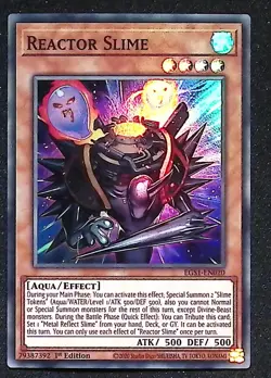 Reactor Slime - EGS1-EN020 - Super Rare 1st Edition Yugioh - Image 1