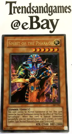YUGIOH - SPIRIT OF THE PHARAOH - AST-062 - ULTRA RARE - NM - ANCIENT SANCTUARY - Image 1