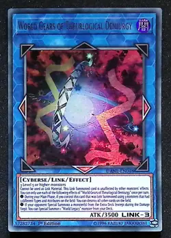 World Gears of Theurlogical Demiurgy - DANE-EN048 Ultra Rare 1st Edition Yugioh - Image 1