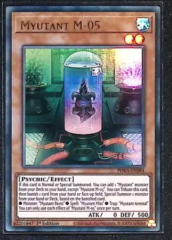 Myutant M-05 - PHRA-EN084 - Ultra Rare - 1st Edition - Yugioh - Image 1