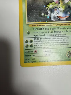 Pokemon TCG Erika's Venusaur Gym Challenge 4 Holo Unlimited Rare Card MP - Image 4