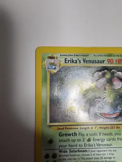 Pokemon TCG Erika's Venusaur Gym Challenge 4 Holo Unlimited Rare Card MP - Image 5