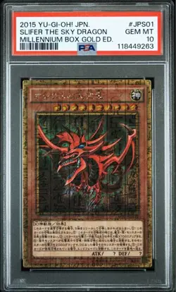 [Y1][PSA10] Sky Dragon of Osiris MB01-JPS01 Millennium Rare Yu-gi-oh Card - Image 2