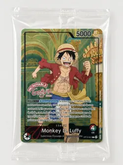 Carte One Piece TCG – Monkey D. Luffy OP13-001 – Musee Grevin Paris Exclusive Pr - Image 1