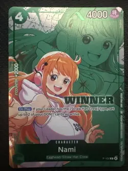 One Piece Nami (Winner Pack 2026 Vol. 2) P-102 One Piece Promotion Cards P - Image 1