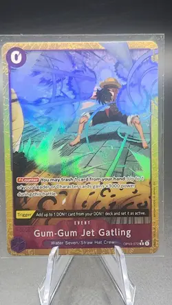 One Piece Gum-Gum Jet Gatling Event OP03-072 R Alt Art PRB-02 - Image 1