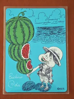 One Piece Natsucomi 2026 Meta Kira Card Monkey D.Luffy Eiichiro Oda Signature - Image 1