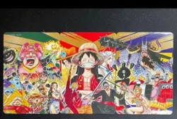 One Piece Natsucomi 2022 Double Sticker 3 Types Eiichiro Oda Signature - Image 1