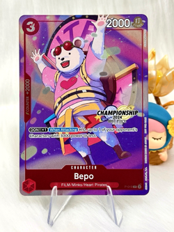 Bepo P-019 (CS 2024 Celebration Pack) One Piece Promotion Cards English NM/M - Image 1