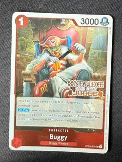 Buggy (OP03-008 UC) JUDGE PROMO - One Piece - Image 1
